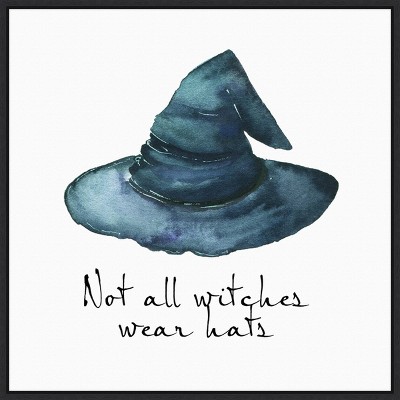 22" x 22" Witch's Hat Portfolio Framed Wall Canvas - Amanti Art