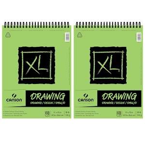Canson XL Series Drawing Pad, Top Wire Binding, 60 Sheet, 11x14 inch, Pack of 2 - 1 of 2
