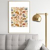 Sewzinski Magic Moths Metal Framed Art Print - Deny Desings - 2 of 3