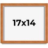 PosterPalooza | Classic Brown Picture Frame - UV Acrylic, Backing Board, Hanging Hardware Included - 2 of 4