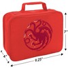 Game Of Thrones Targaryen Sigil Insulated Soft Sided Lunch Box - 2 of 4