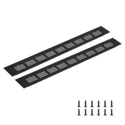 Unique Bargains Rectangle Ventilation Grille, Aluminum