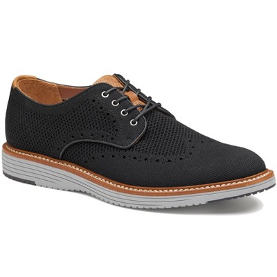 Johnston & Murphy Mens  Upton Knit Wingtip Dress Casual Shoe