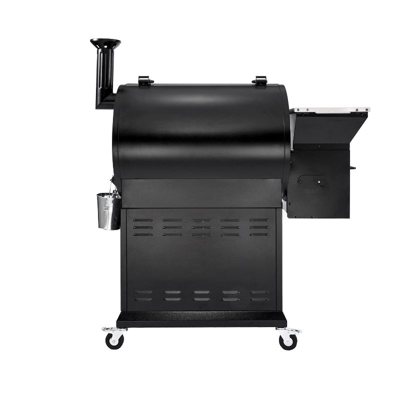 Z GRILLS ZPG-700D3 8 N 1 Wood Pellet Portable Stainless Steel Grill Smoker for Outdoor BBQ Cooking w/ Digital Temperature Control & Grill Cover, 5 of 7