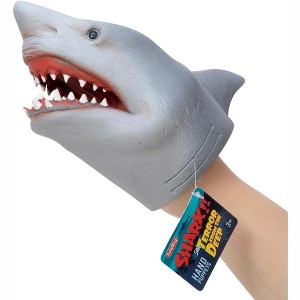 Schylling Shark Hand Puppet, Stretchy Thermo-Rubber Hand Puppet, Ages 3+ - 1 of 4