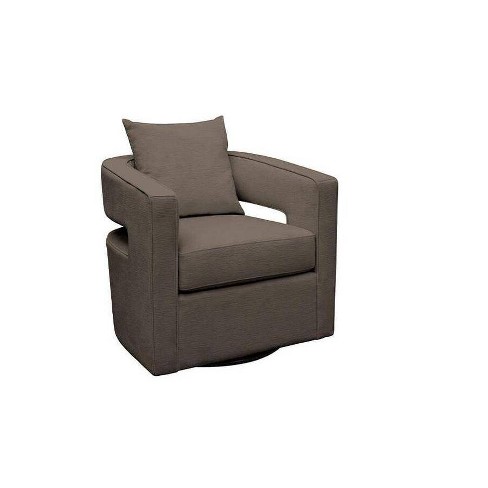 Vivi Fabric Swivel Chair Brown Abbyson Living Target