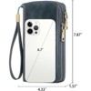 FATMOON Women’s Wallet - RFID Blocking Large Capacity Vegan Leather Clutch Wallet with Wristlet –Secure & Spacious for Daily Use,Travel - 3 of 4