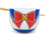 Just Funky Sailor Moon Dinnerware Set | 16-Ounce Ramen Bowl, Chopsticks