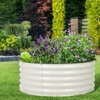 Aoodor 17'' Tall Aluzinc Metal Raised Garden Bed 42'' Round - Outdoor Open - 2 of 4
