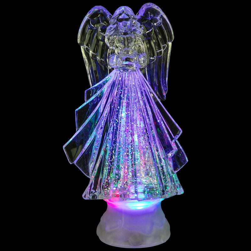 Northlight LED Lighted Acrylic Angel Christmas Snow Globe - 8.75", 5 of 7