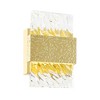 CWI Lighting Carolina LED Wall Sconce With Gold Leaf Finish - 3 of 4