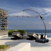 GRANDPATIO Modern 11 Ft Cantilever Sunbrella Umbrella with Base - 3 of 4