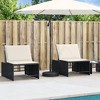 vidaXL Umbrella Base Black Polyethylene and concrete 55 lb - 3 of 4