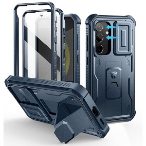 Dexnor for Samsung Galaxy S24 Case with Built-in Slide Camera Cover & Screen Protector & Kickstand - 1 of 1