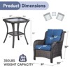 Gymojoy Outdoor Patio Chair with Table High Back Club Chair - 2 of 4