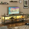 Garvee LED TV Stand, Entertainment Center for 80 inch TV Media Console Table, Gaming TV Stand with Storage Shelves and Power Outlets for Living Room - 2 of 4