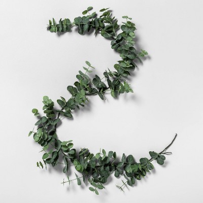 Shop 6' Faux Eucalyptus Garland - Hearth & Hand with Magnolia from Target on Openhaus