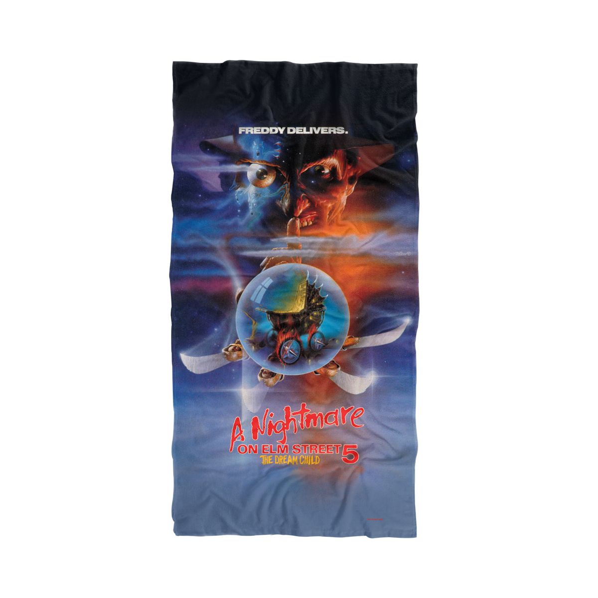 Nightmare On Elm Street 5 Poster 30" x 60" Beach Towel
