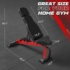 ER KANG Smith Machine, 2200lbs Squat Rack with LAT-Pull Down System & Cable Crossover Machine, Training Equipment with Leg Hold-Down Attachment - 4 of 4