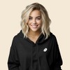 Dalix Ghost Embroidered Fleece Hoodie Cold Fall Winter Women - 4 of 4