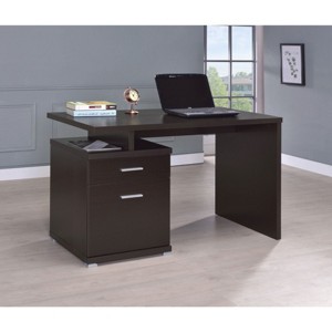 Grungis 47 Inch Office Desk with 1 Drawer and 1 Cabinet,Computer Desk for Home Office,Company - 1 of 4