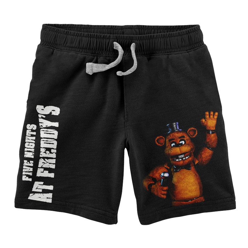 Five Nights At Freddy's Freddy Fazbear Boy's Short Sleeve Shirt & Lounge Shorts Combo Set, 4 of 6