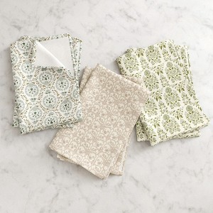 Patina Vie Charming Floral Cotton Kitchen Towels - 1 of 4