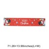 Unique Bargains Christmas Table Runner Polyester Red White 71x14 Inch 1Pc - 3 of 4