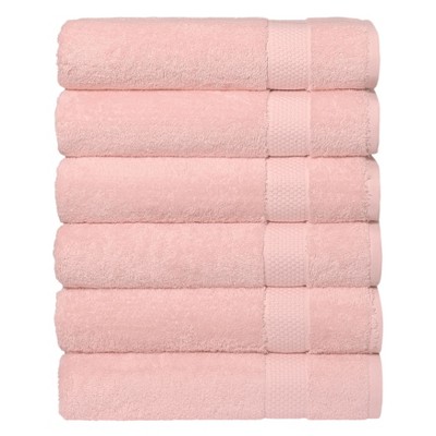 Linum Home Textiles 100% AEGEAN Long Staple Turkish Cotton STARLIGHT Terry Bath Towels (Set of 6)