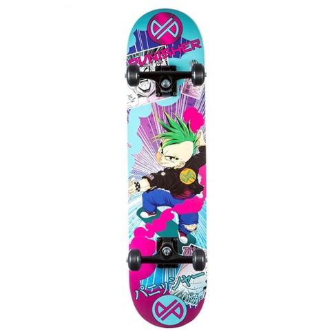 Completo Skateboard 31 Pollici,7 Strati di Legno D'acero, Skateboard Completo Preassemblato, Skateboard Longboard con Cuscinetto ABEC-7 per Adolescenti Adulti (Graffiti Letter