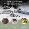 WestinTrends All-Weather Outdoor Patio Poly Adirondack Ottoman Footrest - 3 of 4