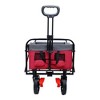 CAVINAS Folding Wagon Cart with  360lbs Weight Capacity,Heavy Duty Shopping Cart with Wheels,Wagon for Camping,Shopping - 4 of 4