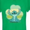 Juniors Womens Lilo & Stitch Retro Shamrock Pride T-Shirt - 2 of 4