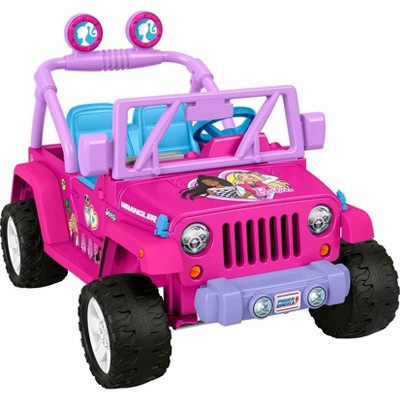 Power 12v Barbie Jeep Powered Ride-on :