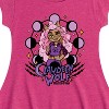 Girls' - Monster High - Clawdeen Wolf Fit & Flair Cap Sleeve Dress - 2 of 2