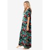 Dreams & Co. Plus Size Long T-Shirt Lounger - 4 of 4