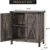Sideboard Buffet Cabinet, Small Storage Cabinet with Adjustable Shelves and 2 Doors Accent Entryway Console Cupboard for Living Room - 2 of 4