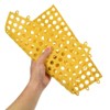 Unique Bargains Interlocking Cushion Non-Slip Drain Floor Tiles Mat for Yard Balcony Bathroom Pool - 4 of 4