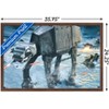 Trends International Star Wars: Hoth - AT-AT Battle Framed Wall Poster Prints - 3 of 4
