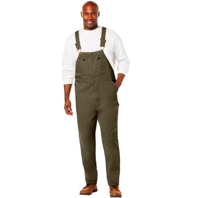 Boulder Creek By Kingsize Men's Big & Tall Denim Overalls - 48 40 ...