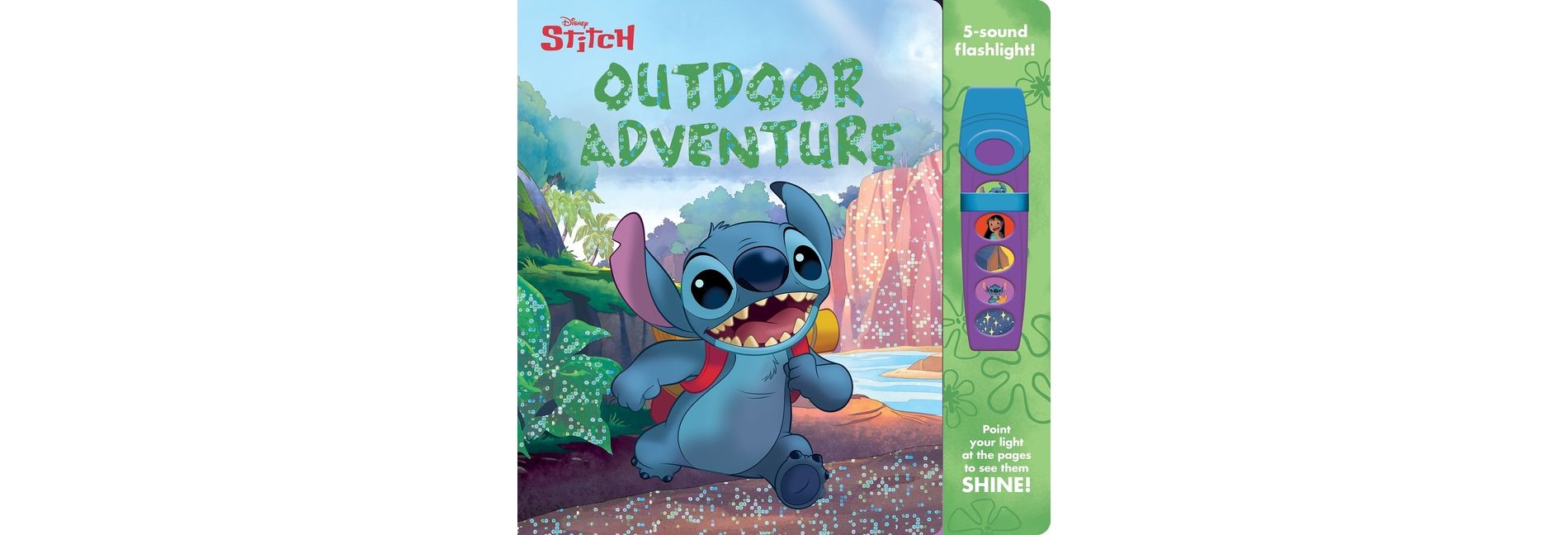 Disney Stitch: Outdoor Adventure Sound Book - by  Pi Kids (Mixed Media Product)