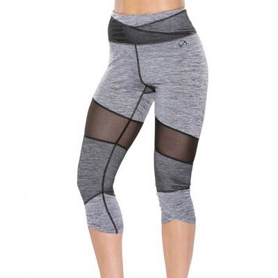 Women's Mesh Panel Brigitte Capri - TLF Apparel