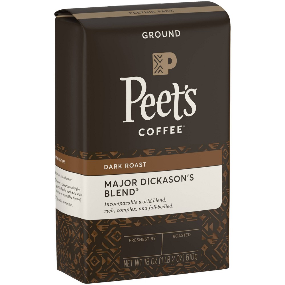 Peet's Major Dickason Dark Roast Ground Coffee - 18oz