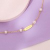 Girls' Oval Tag ID Bracelet 14k Gold - In Season Jewelry - 4 of 4