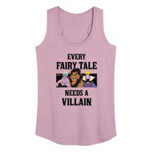 Women's - Disney Villains - Every Fairy Tale Needs A Villain Graphic Racerback Tank - 1 of 4