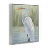Stupell Industries Egret on Marsh Landscape Framed Giclee Art, Gray, 16" x 20" - 2 of 4