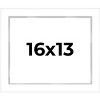 PosterPalooza | Modern Shadow Box 1" Depth White Picture Frame - UV Acrylic, Backing Board, Hanging Hardware - 2 of 4