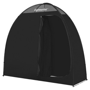 EighteenTek Camping Shower Tent Changing Room 2 Rooms Outdoor Pop Up Camping Toilet Portable Privacy Dressing Shelter 83"x43"x80"H - 1 of 1