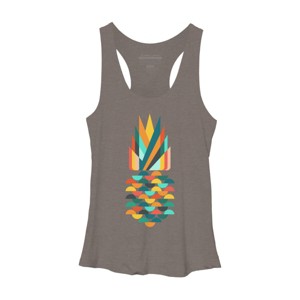Women's Design By Humans Geometric Pineapple By radiomode Racerback Tank Top - 1 of 2