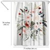 Americanflat 71" x 74" Shower Curtain, Loose Bouquet by Shealeen Louise - 2 of 4